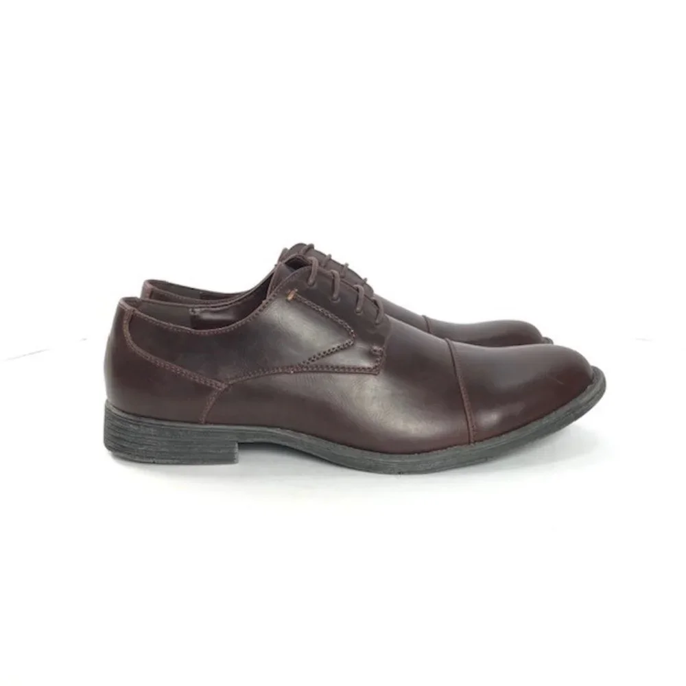 Viotti Men's Brown Casual Shoes with Laces Man Made Material Sizes 8.5 - 10.5